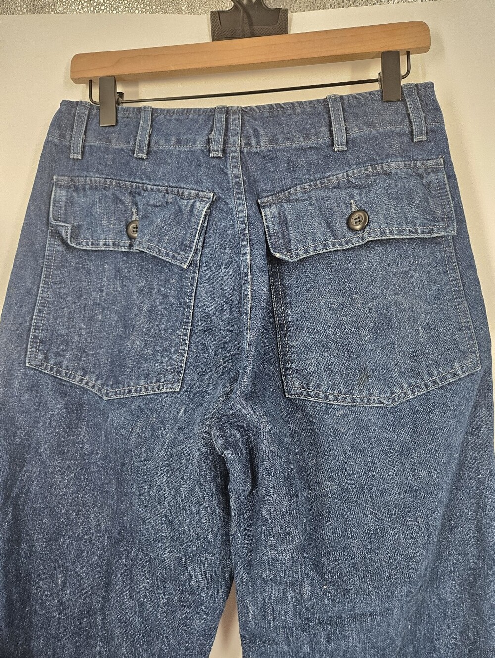 Imogene + Willie Dark Indigo Blake Military Trouser Jeans - Picture 7 of 12